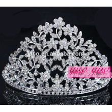 hot sale wholesale costume rhinestone alloy pageant tiara